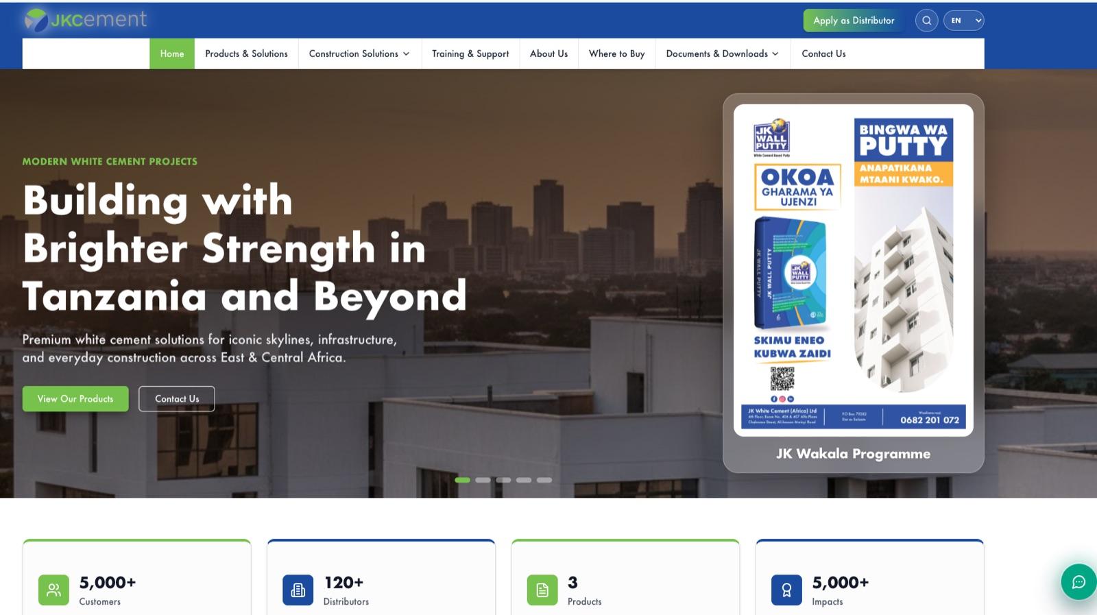 JK Cement Tanzania screenshot