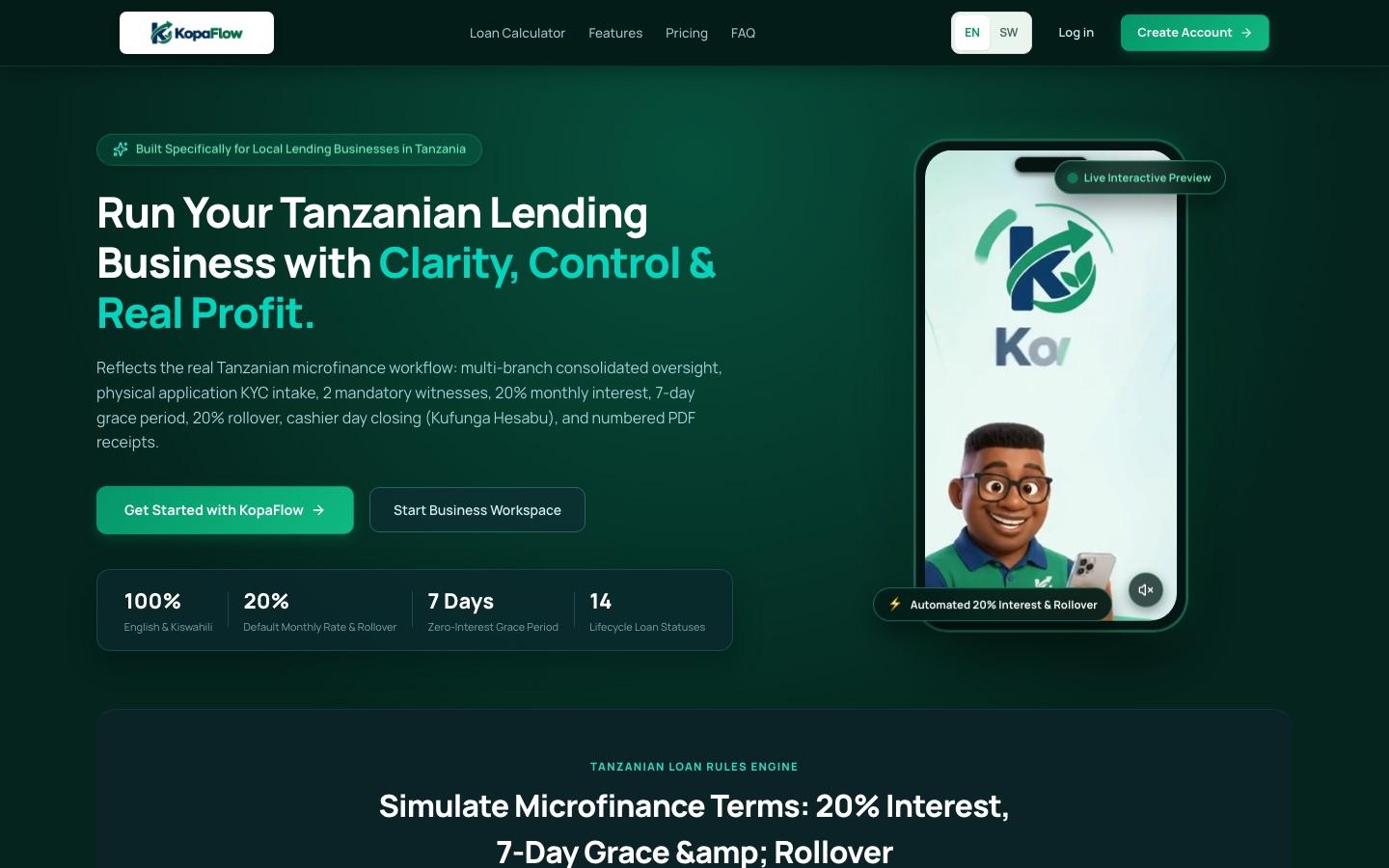 KopaFlow screenshot